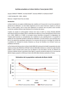 Synthèse actualisée sur le Vautour Moine en France – UMS PatriNat OFB – CNRS – MNHN